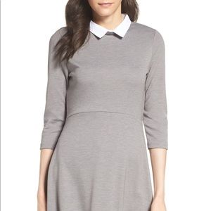 French Connection Collared Jersey Dress